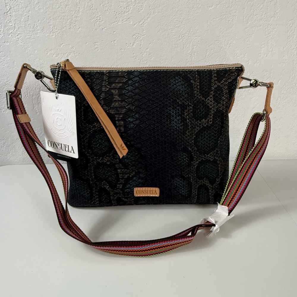 CONSUELA Rattler Downtown Crossbody Bag Purse Colorful $165 NWT
